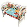 Wholesalers Soft Cartoon Baby Comforter Set Sheet Bumper Quilt Sets Baby Crib Bedding Set For Baby