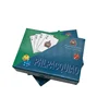 Customized poker size 57X87mm white core playing card two decks per set