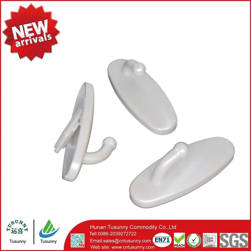Removable Plastic Hanger Adhesive Wall Hooks Selfadhesive Plastic