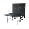Foldable and Movable 4-Piece Table Tennis Ping Pong Table Standard Size Free Bats