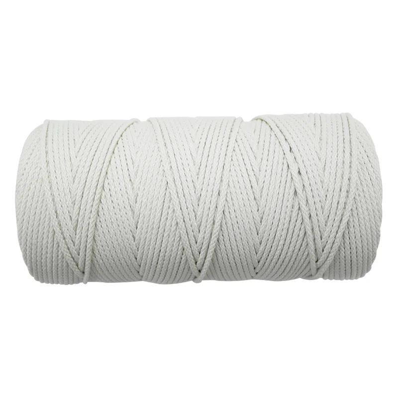 2 Mm 100 M Medium Weight Core Wound White Twisted Cotton Twine For