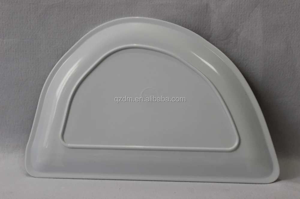 Plastic Watermelon Shape Plate Melamine Dessert Dishes