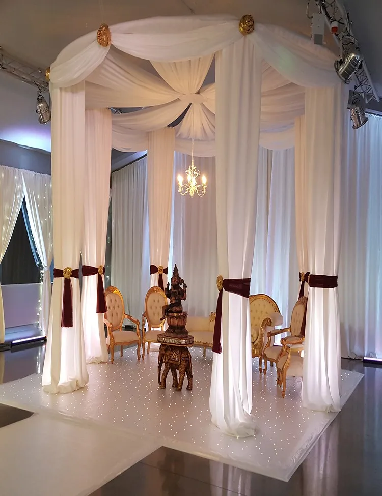 Wholesale Wedding Stage Backdrop Portable Adjustable Pipe
