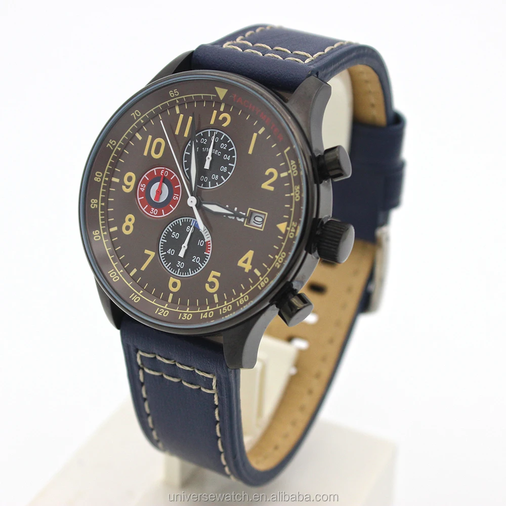 2018 New Style Japan Movement Tachymeter Custom Watch Chronograph