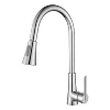HOT SALE Hot brass cascade multi kitchen basin tap pull out spray mixer european style kitchen faucet spout for vessel sink