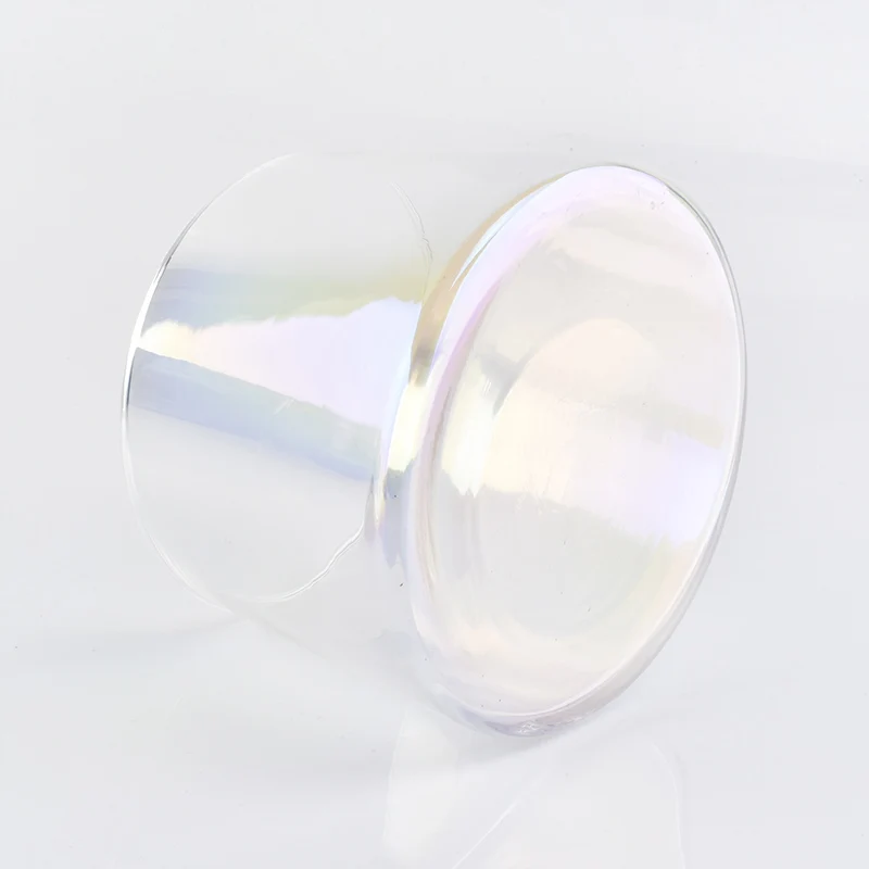 Clear customized candle vessel glass candle jar wedding centerpieces wholesales
