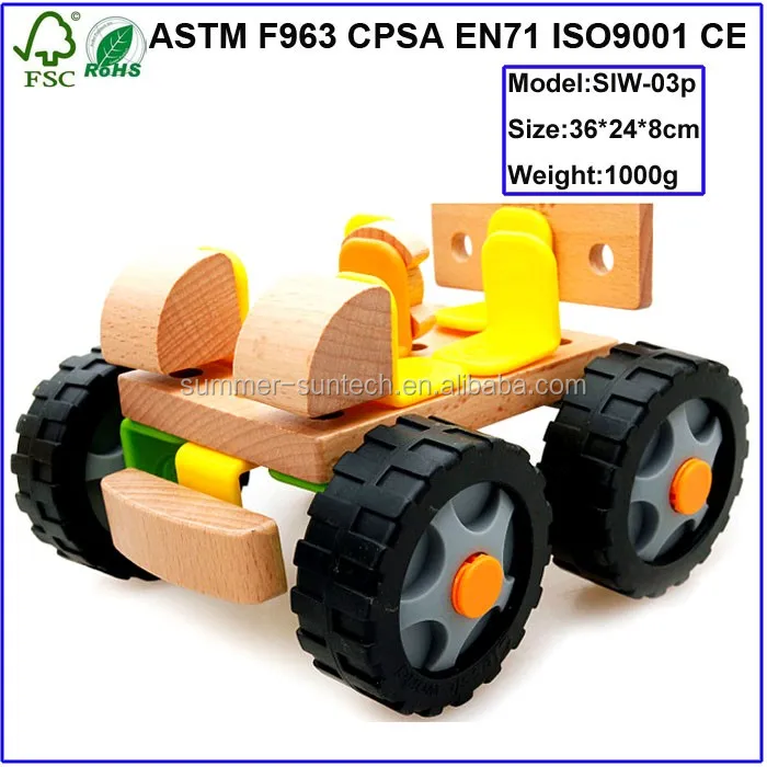 Diy Assemble Toys Wooden Toys Assemble Car Wooden Truck Toys Buy