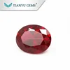 Russian Material Synthetic Colored Stones Ruby Gems #8 Oval Cut Lab Creat Red Corundum Gems for Jewelry Price Free Samples