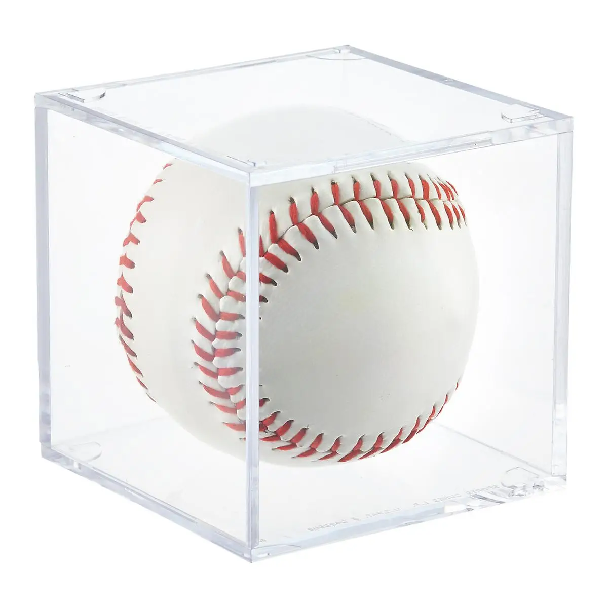 1X Acrylic Baseball Display Case Tennis Ball Care Cube Box Holder UV Protection 