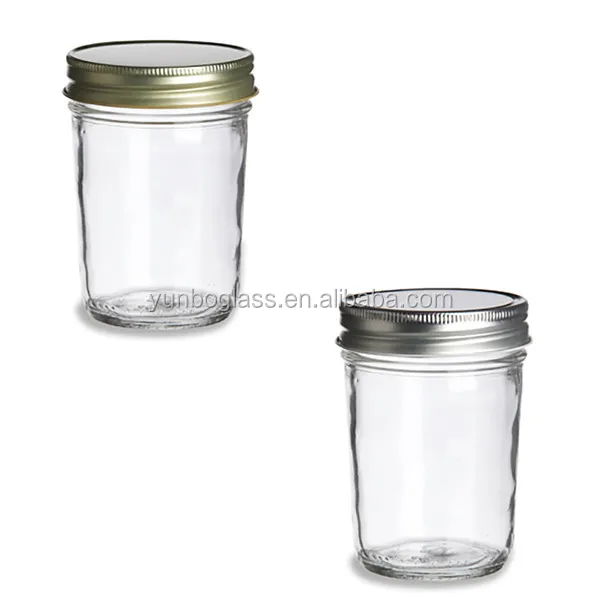 Wholesale Smooth Sided Canning Jars 8oz Mason Jars,Cheap Mini Jam Jars