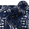 New design guangzhou royal blue cheap chemical embroidery water soluble lace fabric