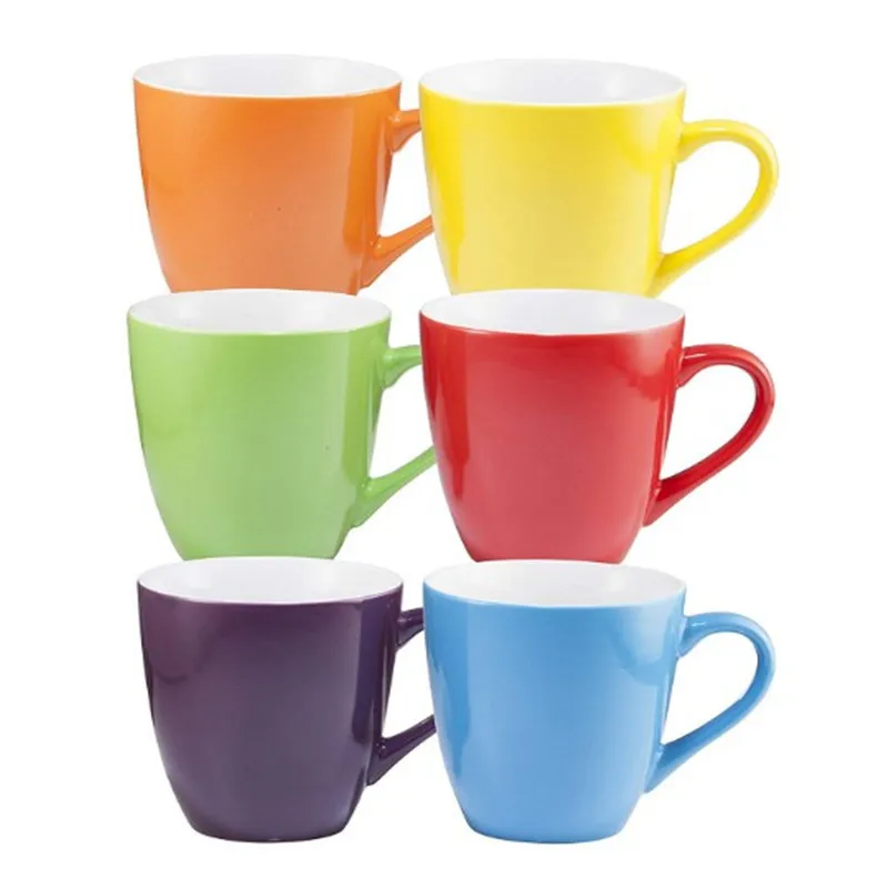 Promo cheap custom printed ceramic coffee mugs logo