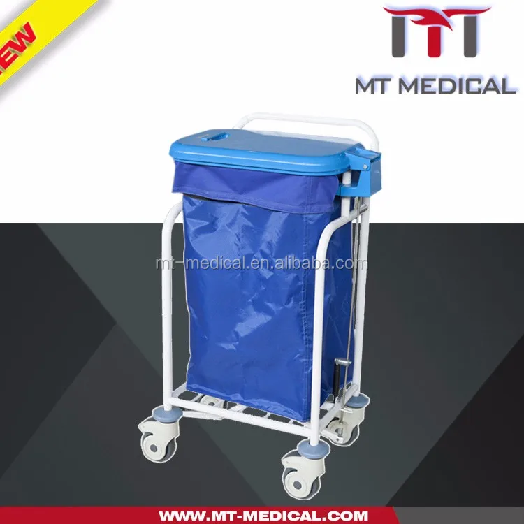 MNT-1 hospital powder coating soiled linen trolley