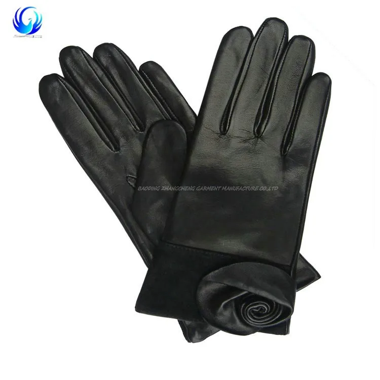 patent leather gloves