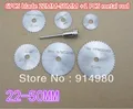Miniature high speed hacksaw blades for cutting metal rod chainsaw blade hand drill 6PCS blade 22MM