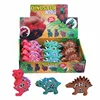 New Animal Dinosaur Slow Rising Squishy Toys Ball Anti Stress Cute Mesh Ball Reliever Squeeze Ball for Kid Tricky Toys