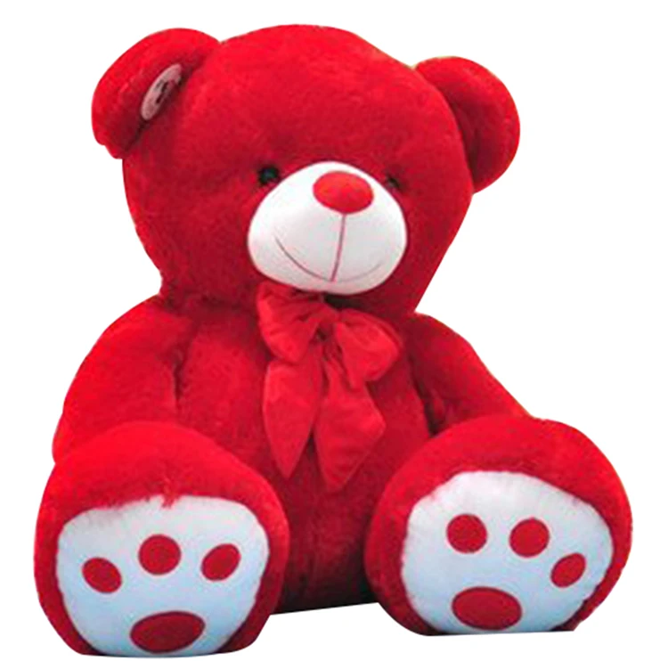Custom Soft Bear Toy Red Plush Giant Teddy Bear Stuffed Toy - Buy Giant