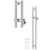JL-1835 door and window handle stainless steel tubular locking pull handle