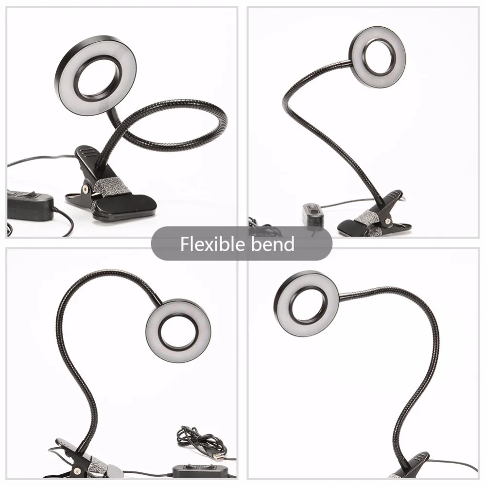 Accelerate Garden Vegetable Flowers Potted Plants Growth 10W LED Grow Lamp 3 Mode Dimmable High Bright Holder Clip Plant Light