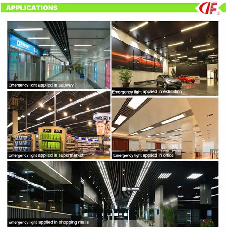 8W LED Emergency Maintained Surface Mounted IP65 Bulkhead with SAA TUV UL certificates