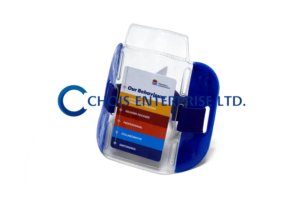 Security Armband Holder Arm Band Badge Holder With Flexible Elastic