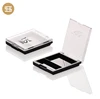 Custom empty square pressed face compact powder case container with brush space