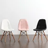 French Style Woven Leather Dining Chair Vintage White Dining Chairs Leather for Sale