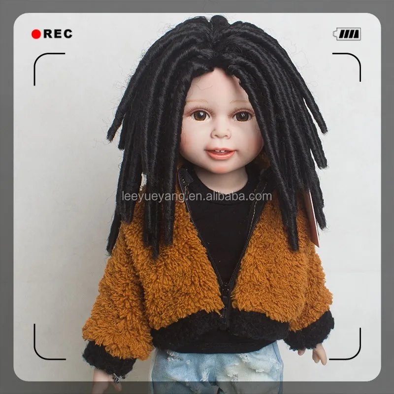 Black Doll Wigs Dreadlocks For 18'' Height 18 Inches Doll With 26cm