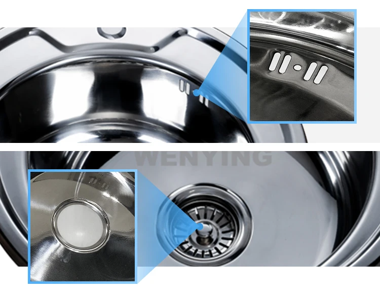 WenYing Best Kitchen sink Brand,Oval single bowl sink for kitchen