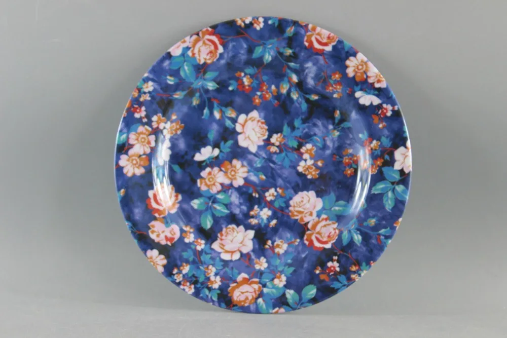 Retro Design Melamine Dinner Dish 8/9/10 Inch