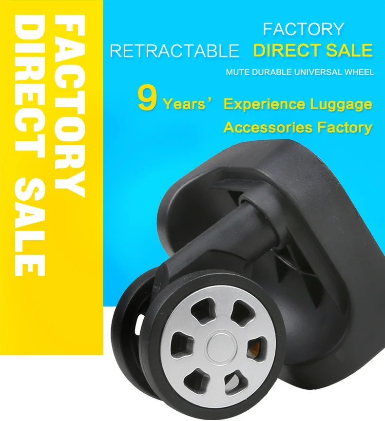 Customized Swivel Polyamides Eminent Luggage Wheel Replacement For Hard