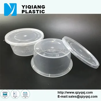 Yq381 12oz Microwave Safe Disposable Plastic Round Food Container Yq381 12oz Microwave Safe Disposable Plastic Round Food Container With Lid