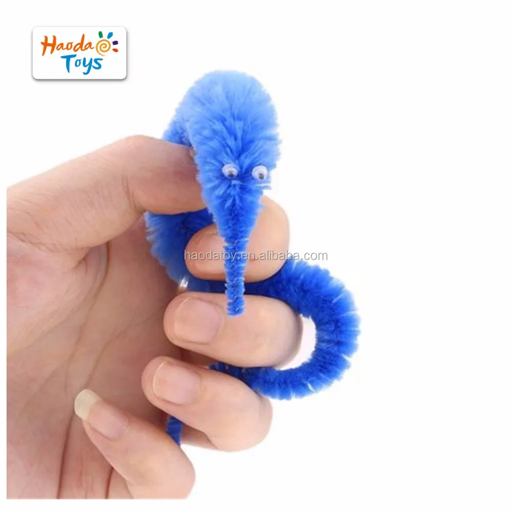 worm toy fuzzy