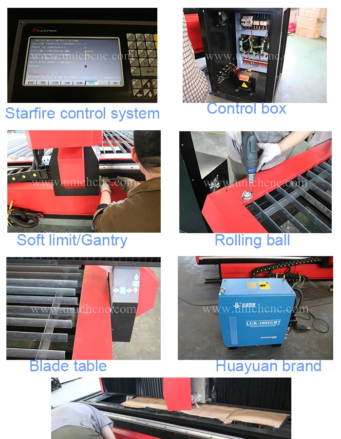 Competitive price cnc plasma 2000*3000mm cutting machine