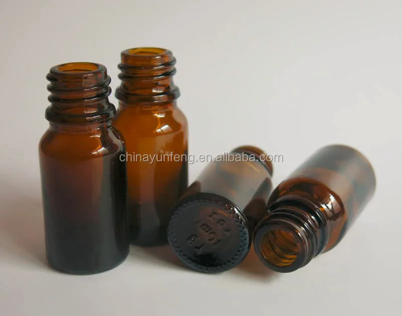 10ml Amber Glass Essential Oil Bottle With Child Proof Tamper Evident ...