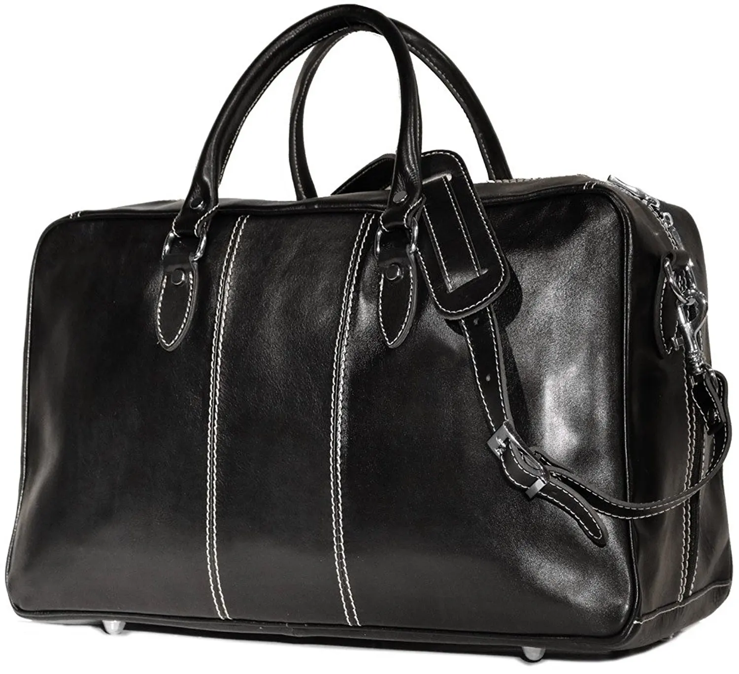 Floto Venezia Leather Trunk Duffel Bag