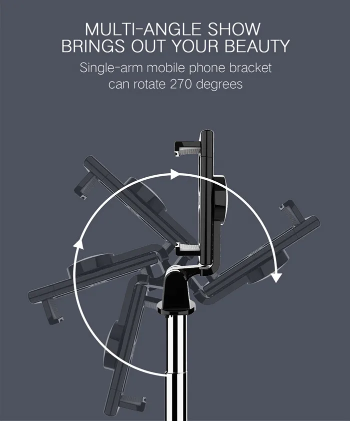 3 in 1 wireless bluetooth selfie stick mini tripod with remote control for iphone android