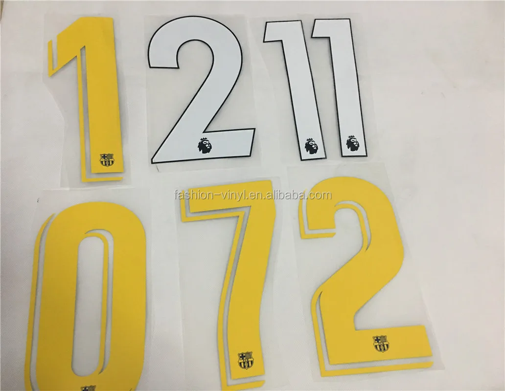 Factory Direct Flock Type Soccer Jersey Letters And Numbers Soccer