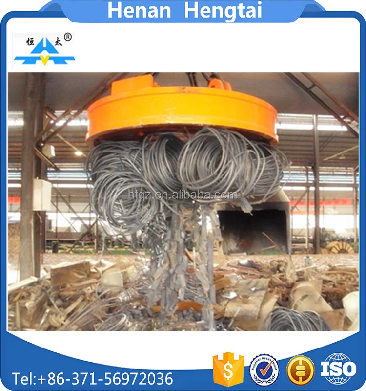 cranes / electric magnet lifting steel scrap for steel plant