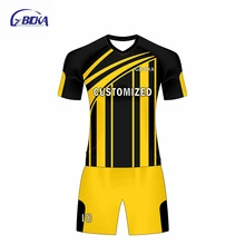 camisetas de futbol amarillo y negro