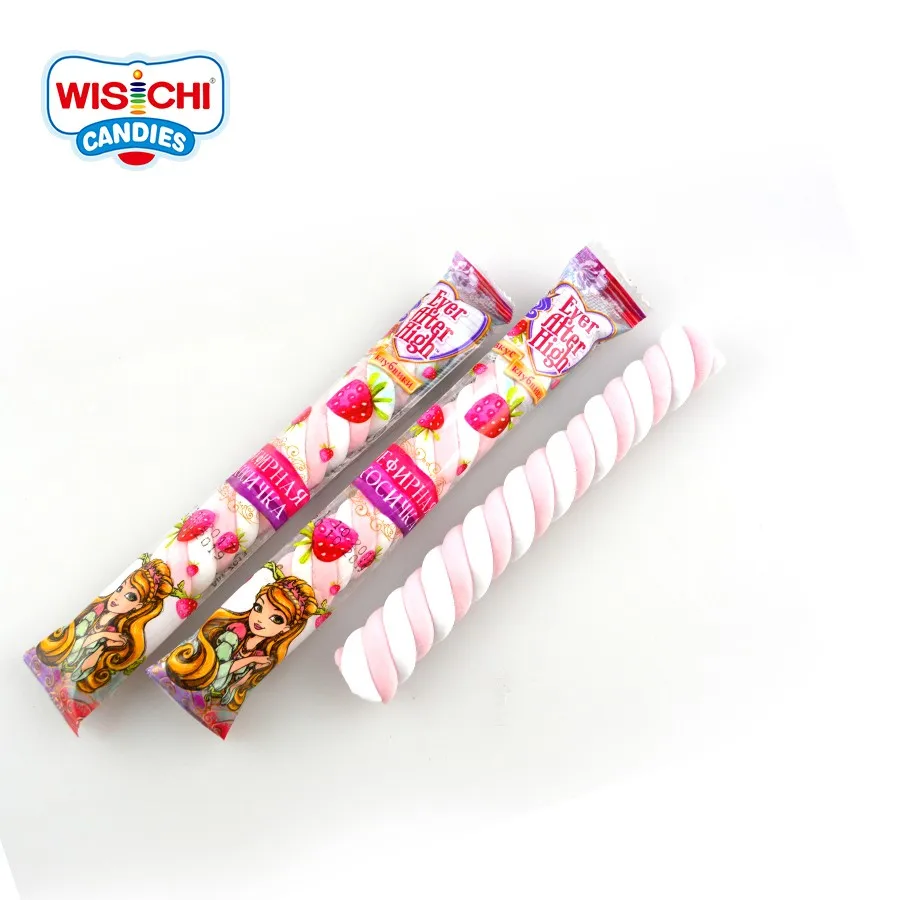 Wholesale 12g Long Twisted Halal Marshmallow In Box Buy Halal