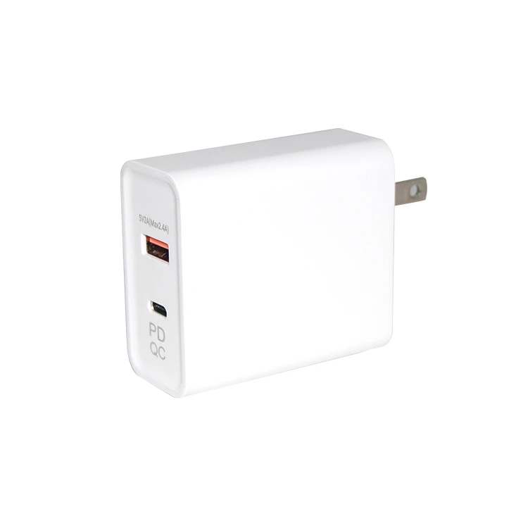 PD 30W 5V 3A single USB port Type C  US wall plug travel adapter charger