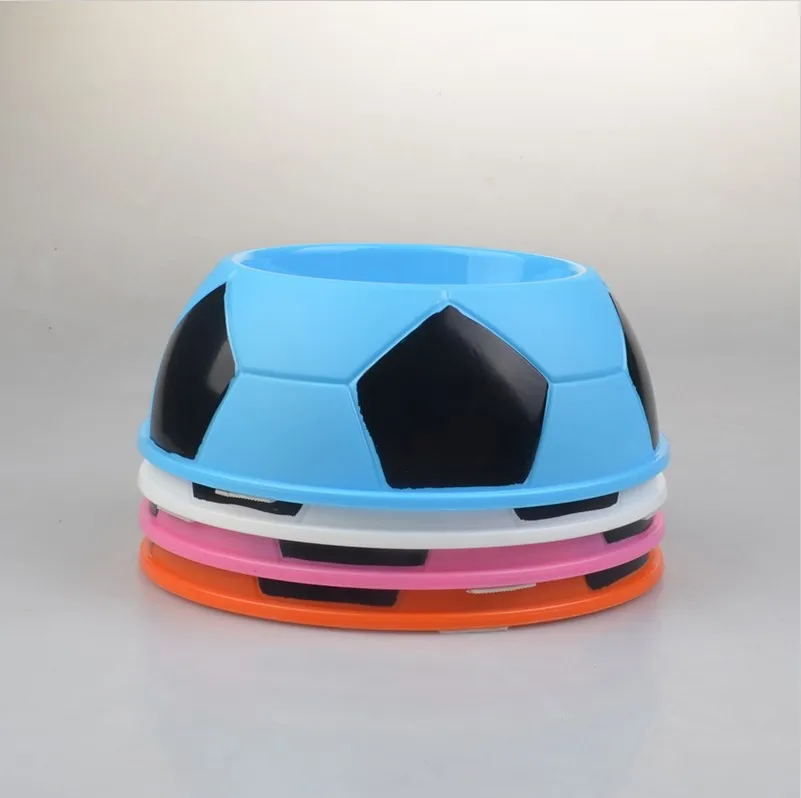 Football Shape Bird Proof Dog Feeder Cat Feeder Bowl Bone Shaped