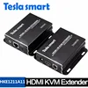 New 120m USB HDMI KVM Over IP Cat5E/6 Extender with IR