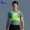 China wholesale sports style LED reflective fluorescent safety vest for cycling