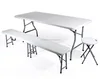 183cm plastic folding in half catering bench compare with 6ft table