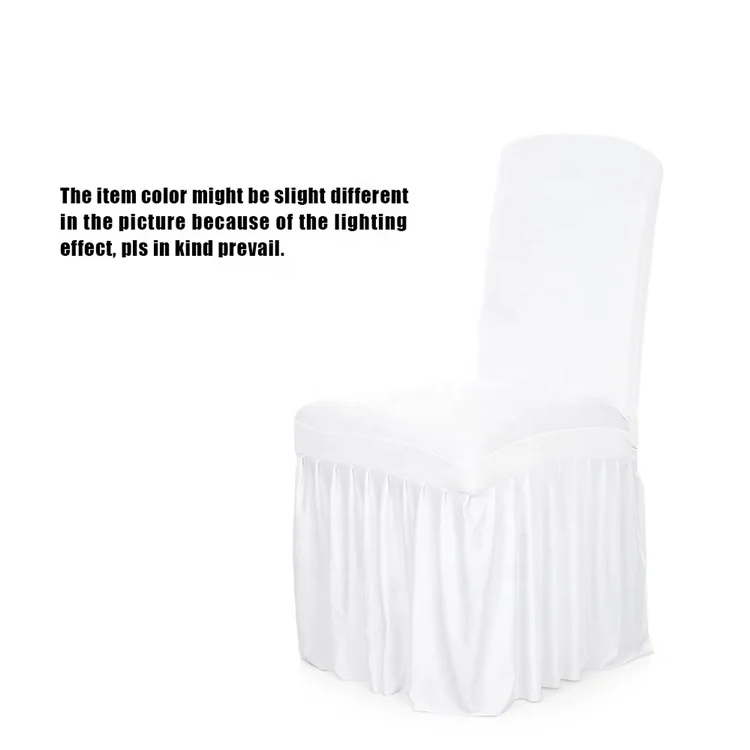Polyester Universal Event Church Weddings Ruffled Chair Covers Buy
