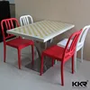 perfect quality modern dining table artificial stone kitchen table set
