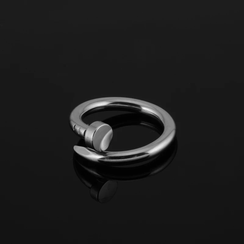 Stainless Steel Gold Plated Stainless Steel Nail Rings
