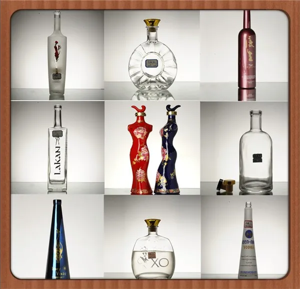 Top Grade Quality Empty Clear Long Neck Mexico Tequila Bottle Buy